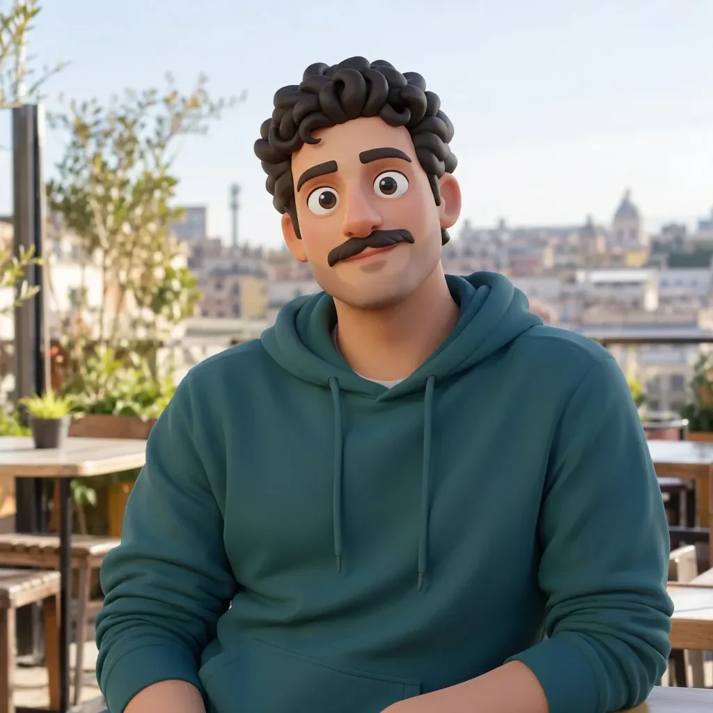 3D animation result for the portrait