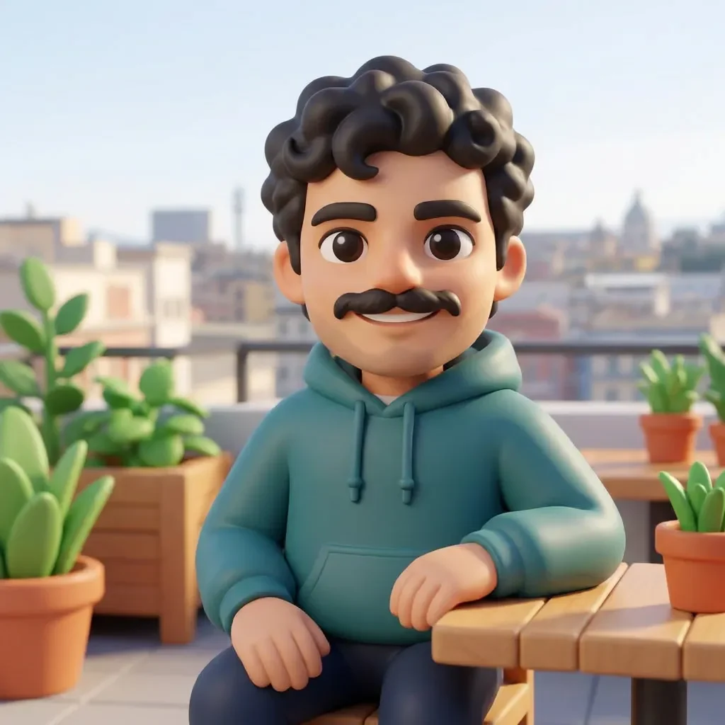 Mini figure: A small character with a playful big head