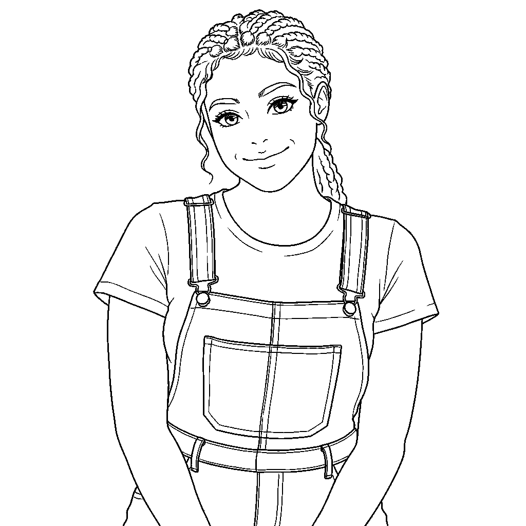 Anime outlines: Animation-inspired contours without shaded fills