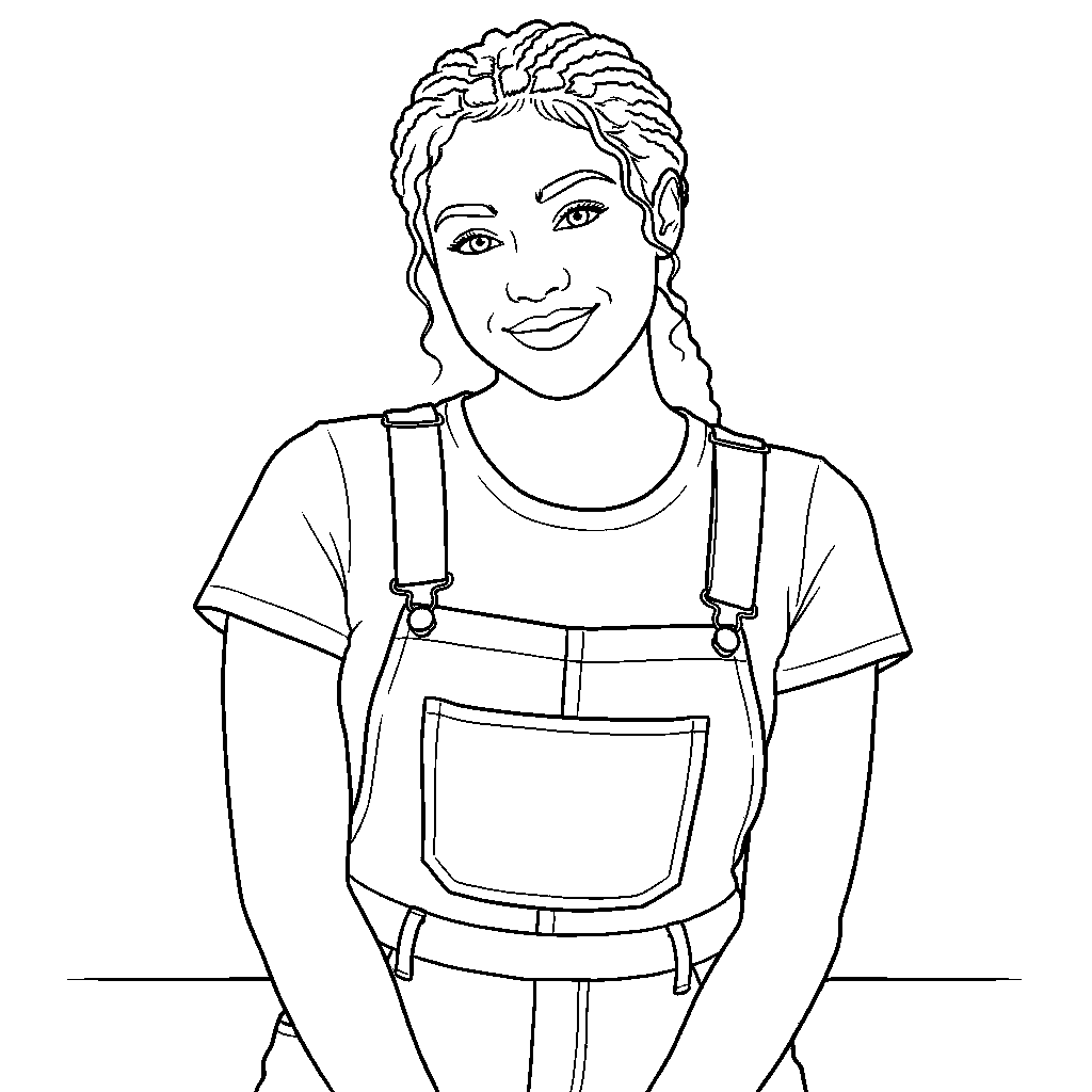 Image to Coloring Page, actual model output